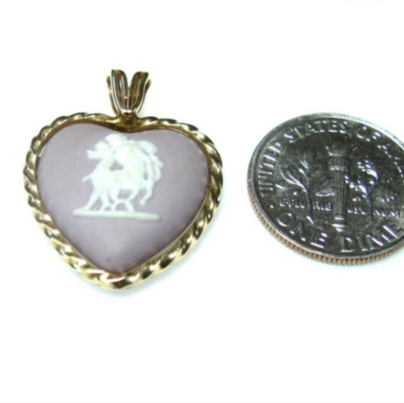 Vintage Wedgewood Lilac Jasper Necklace - Picture 4 of 6